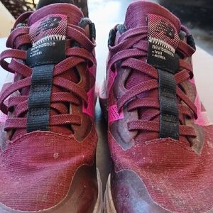 New Balance Maroon and Pink Athletic Shoes